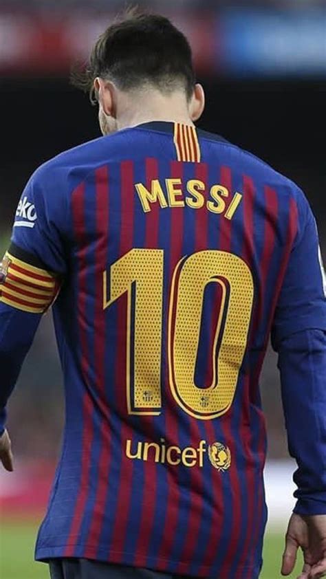 Messi Back Wallpapers Wallpaper Cave