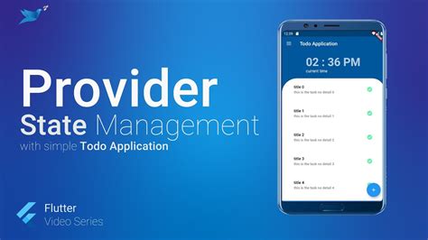 Provider State Management In Flutter With Todo Application