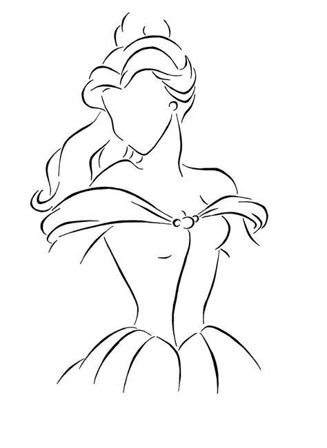 Free 114 Princess Dress Outline Svg Svg Png Eps Dxf File