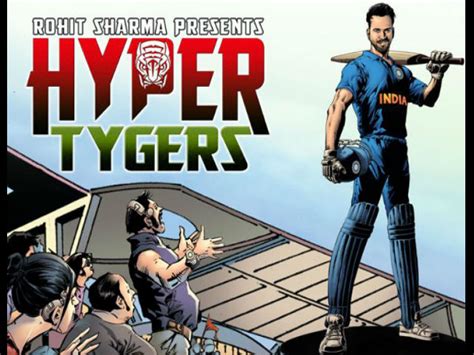 Rohit Sharma Launches First Superhero Cricket Graphic Novel Hyper