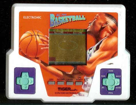 1990s All Pro Basketball Tiger Electronic Handheld Vintage Arcade Video