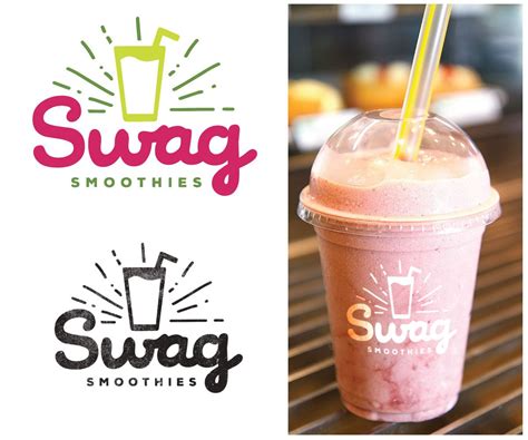 New Smoothie Bar Logo Design Fruit Packaging Juice Bar Design