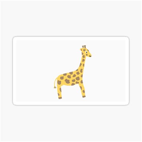 Cute Baby Giraffe Sticker For Sale By Abbym2007 Redbubble