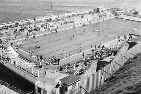 A Day At Tynemouth Outdoor Pool In 1966 Before The Location Fell Into