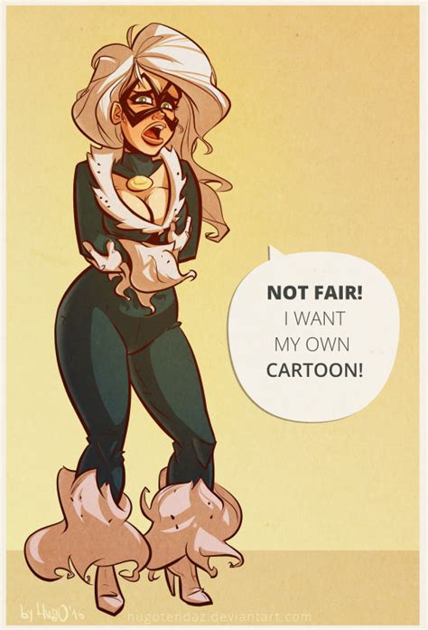 The Black Cat Pinup Cartoon By Hugotendaz On Deviantart