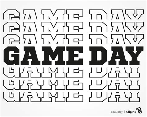 Game Day svg, Sports game svg | svg, png, eps, dxf, pdf - ClipInk