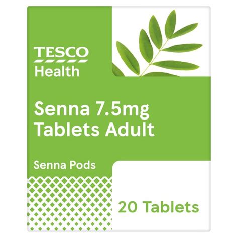 Tesco Health Senna 7 5g Tablets Adult 20 S Tesco Groceries