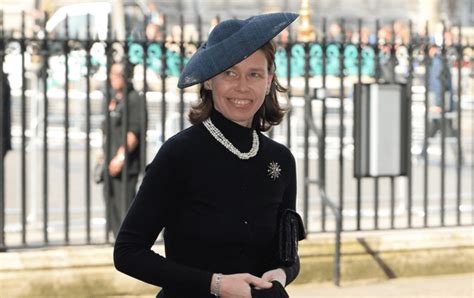 Lady Sarah Chatto Represents The Queen At The Funeral Of Lady Elizabeth Cavendish Lady Sarah