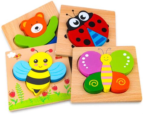 Non Toxic Ts For Preschoolers Skyfield Wooden Animal Jigsaw