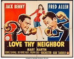 Love Thy Neighbor (Paramount, 1940). Folded, Fine-. Half Sheet (22 ...