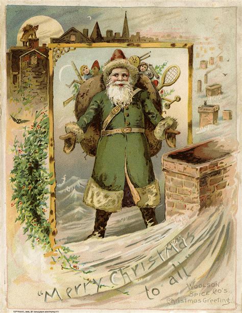 9 Christmas Eve Images Victorian Trade Cards The Graphics Fairy