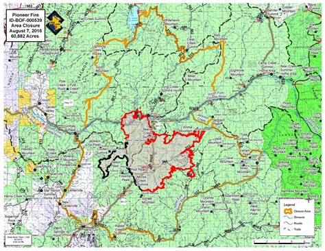 Pioneer Fire Grows To Over 60000 Acres Burned Kboi 931fm And 670am