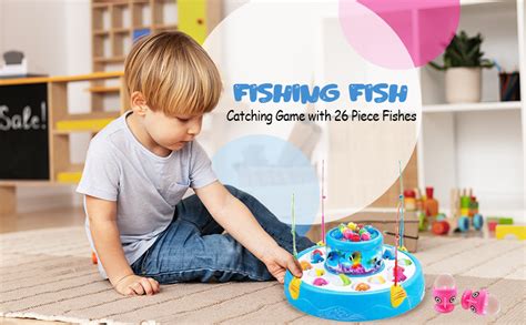 Buy Goyals Fish Catching Game Big Size With 26 Fishes 2 Rotating Fish