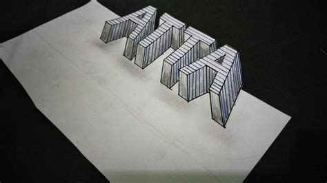 Karena teknik ini tidak saja diaplikasikan pada sebuah kertas. Gambar 3 Dimensi ATTA | Gambar 3D - YouTube