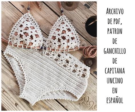 PDF PATRON De Ganchillo Coralia Bikini De Las Flores 2