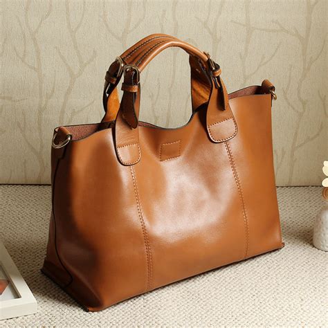Genuine Leather Hasp Composite Handbag - Clearance Sale - Pluto99