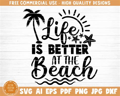 Life Is Better On The Beach Svg File Vacation Svg Instant Etsy Life My Xxx Hot Girl