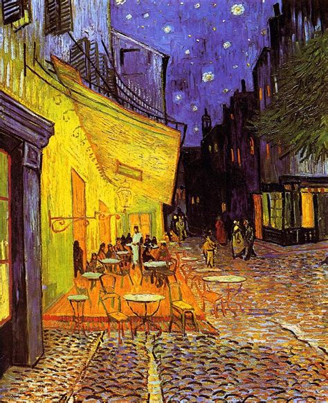 Cafe Terrace At Night Painting By Vincent Van Gogh Fine Art America