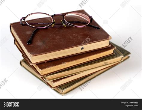 Old Books Glasses Image And Photo Free Trial Bigstock
