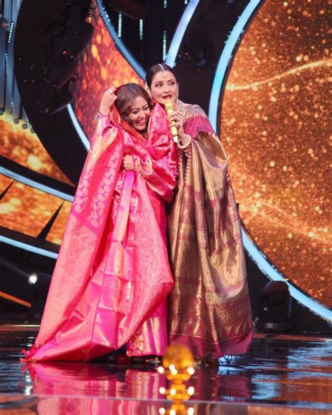 Rekha Gives ‘shaadi Ka Shagun To Neha Kakkar Singer Calls Her ‘beauty