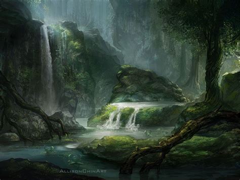 Forest Concept By Allisonchinart On Deviantart Environment Concept