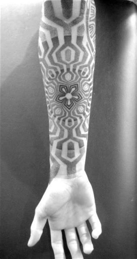 Arm Dotwork Geometric Tattoo By Sakrosankt