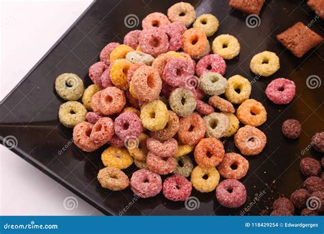 Delicious Cereal Stock Photo Image Of Chocolate Dough 118429254