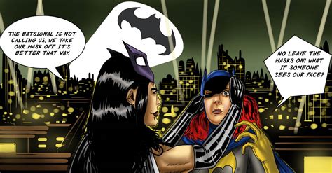 Huntress Unmasks Batgirl By Blulive On Deviantart