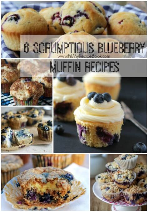 6 Scrumptious Blueberry Muffin Recipes Fill My Recipe Book