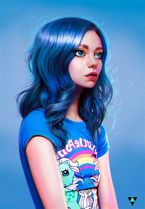 94 Best Blue Haired Female Characters Images On Pinterest Figure