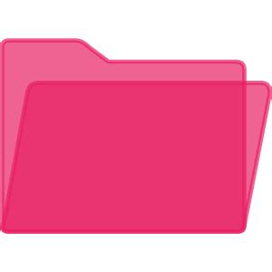 Pink Folder PNG HD PNG Mart