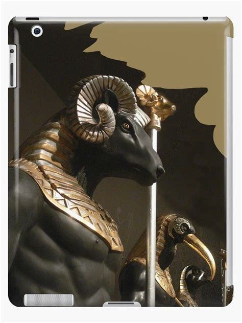 Amun Ra The Egyptian Ram God Of Self Creation Photo By Acci Ipad Case And Skin By