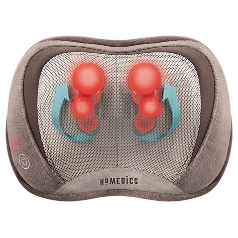 Buy Homedics Back And Neck Massager Portable Shiatsu All Body Massage Pillow With Heat Targets