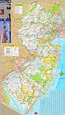 Large detailed tourist map of New Jersey 2019