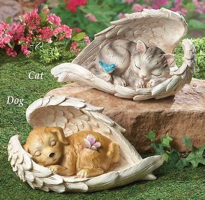 Guaranteed lowest price and 100% satisfaction. NEW-Pet-Memorial-Garden-Angel-Wings-Statue-Cat-or-Dog ...