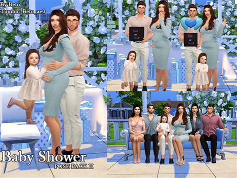 Baby Shower Pose Pack The Sims 4 Catalog