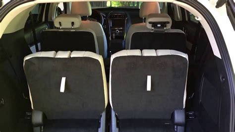 Third row seating has been around almost as long as automobiles. 2016 Ford Explorer Platinum: Stowing Third Row Seats - YouTube