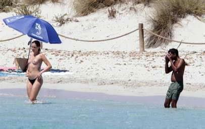 Serena Skov Campbell Hanging Out Topless At The Beach In Formentera