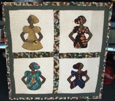 African American Quilt Art 42x41 On Cork Board African Quilts