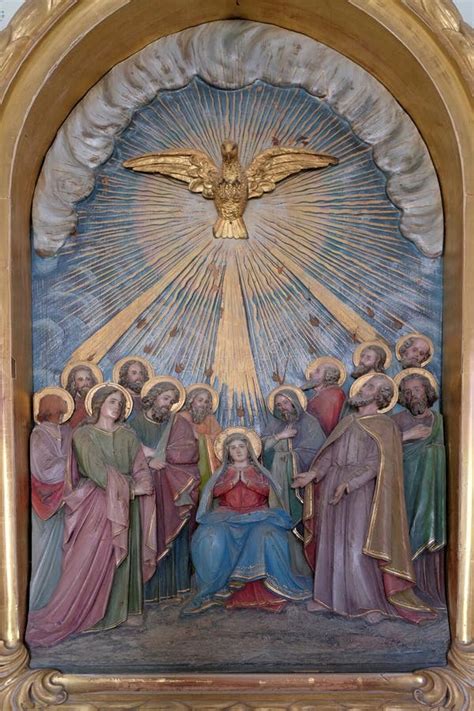 Pentecost The Descent Of The Holy Spirit Stock Photo Image Of Europe