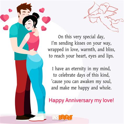 Cute Happy Anniversary Poems For Him or Her With Images | Insbright