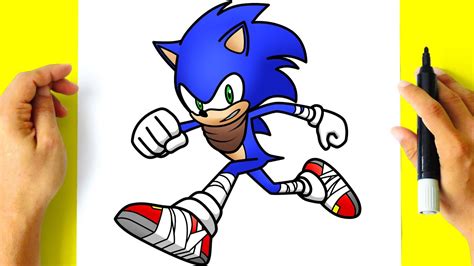 Como Desenhar O Sonic Como Dibujar A Sonic How To Draw A Sonic