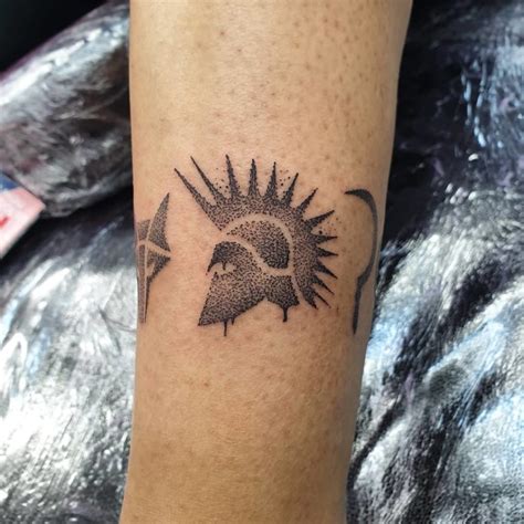 Ares Helmet From A Themed Tattoo From The Other Day Priyankas First