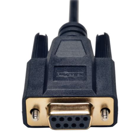 Tripp Lite 6ft Null Modem Serial Rs232 Cable Adapter Db9 To Bd25 Fm P456 006 A Power
