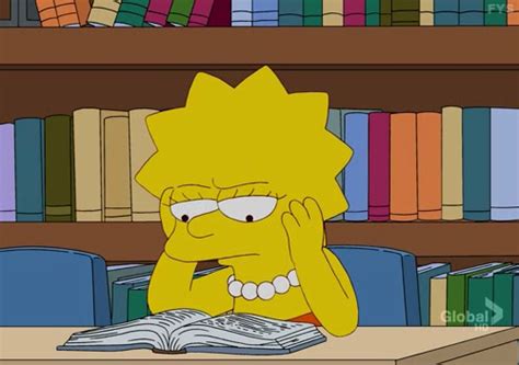 Awesome People Reading Lisa Simpson Cartoon Profile Pictures