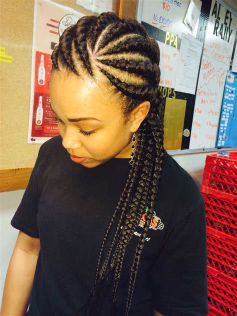 Ghana braids were often referred to as. Large Ghana twists/cornrows Natural Hair | Natural hair ...