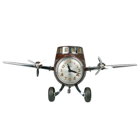 Mastercrafters 8 Day Sessions Airplane Clock Clock Airplane Clock