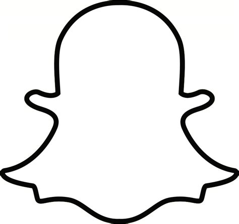 Snapchat Ghost Png | Snapchat logo, Snapchat icon, Black ...