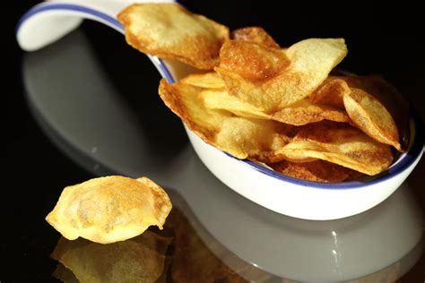 Patatas Chips Aperitivo Casero Cocina