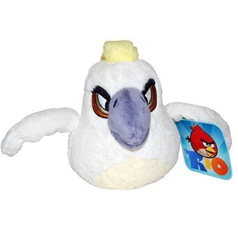 Angry Birds Space Rio 5 Plush Stuffed Toy No Music White Nigel